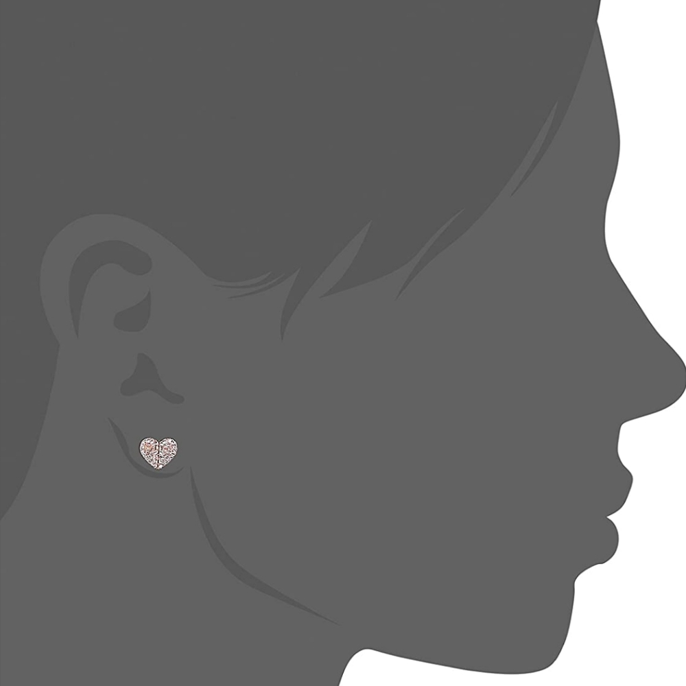 Kate Spade Small Heart Studs CZ - Picture 2 of 2